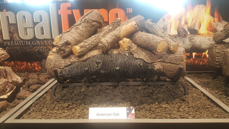 American Oak gas logs