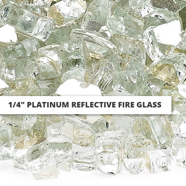 Quarter Inch Reflective Fireglass